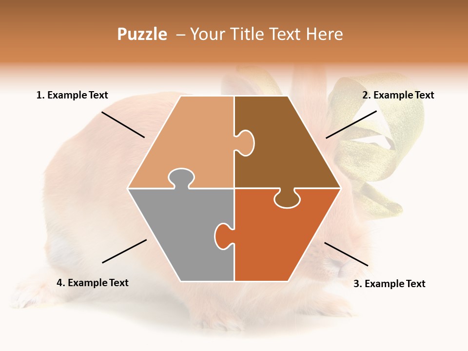 Furry Muffle Isolated PowerPoint Template