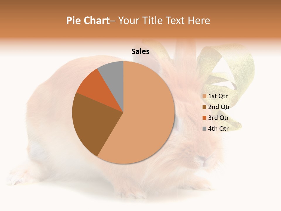 Furry Muffle Isolated PowerPoint Template