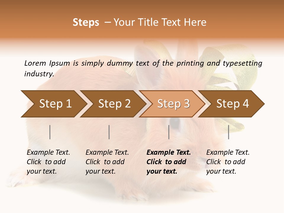 Furry Muffle Isolated PowerPoint Template
