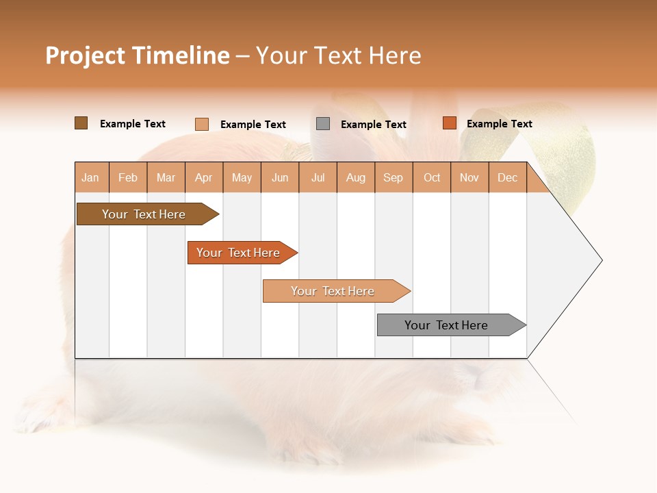 Furry Muffle Isolated PowerPoint Template