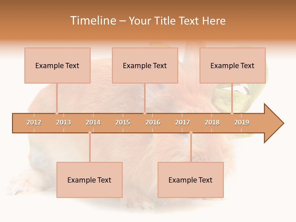 Furry Muffle Isolated PowerPoint Template