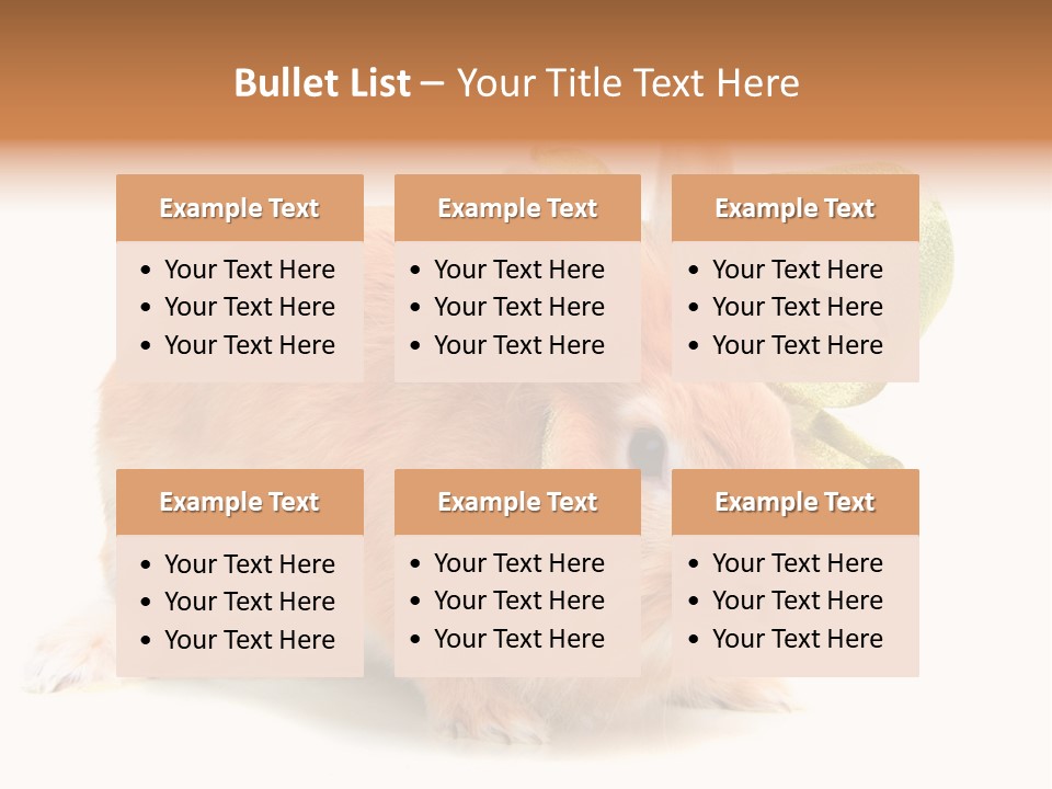 Furry Muffle Isolated PowerPoint Template