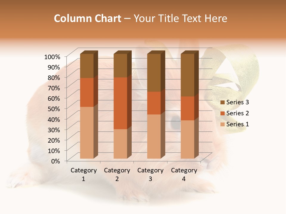 Furry Muffle Isolated PowerPoint Template