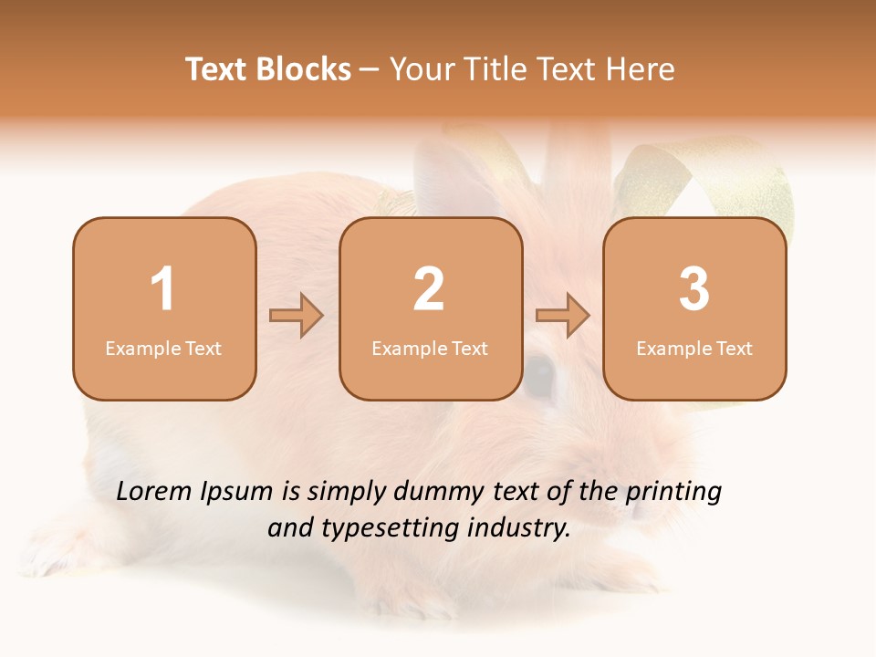 Furry Muffle Isolated PowerPoint Template