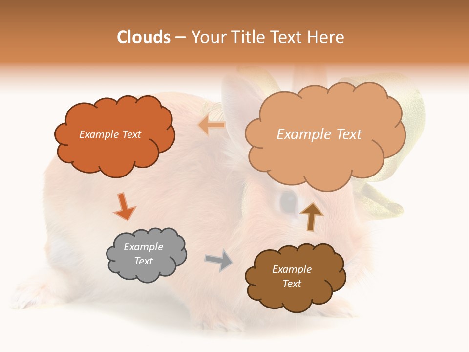 Furry Muffle Isolated PowerPoint Template