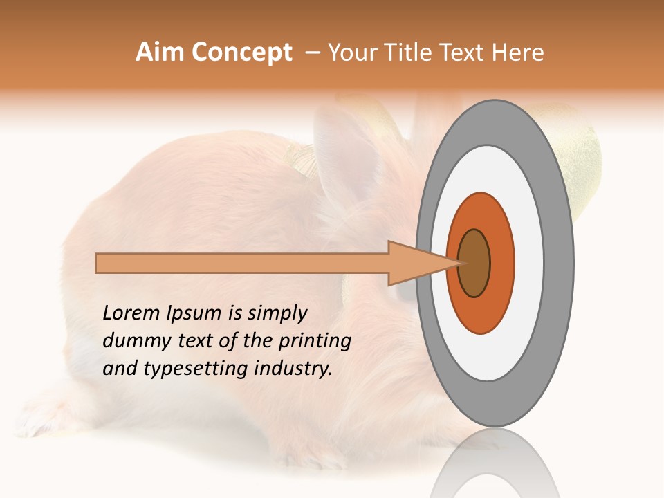 Furry Muffle Isolated PowerPoint Template