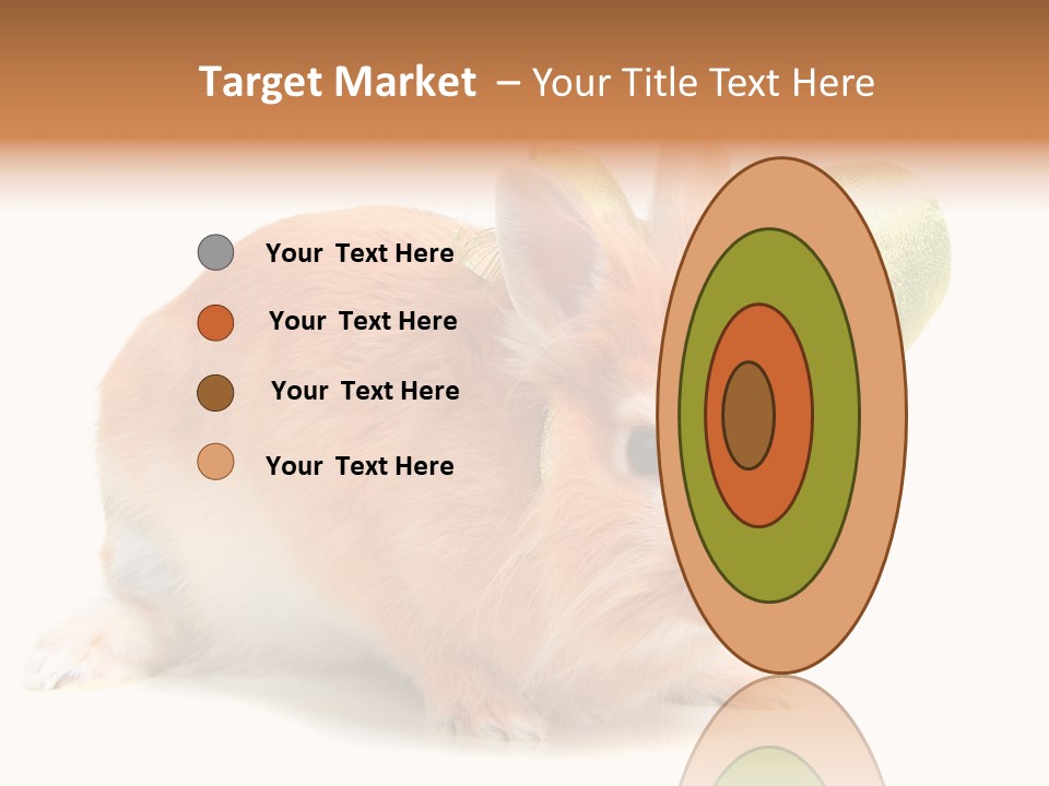 Furry Muffle Isolated PowerPoint Template