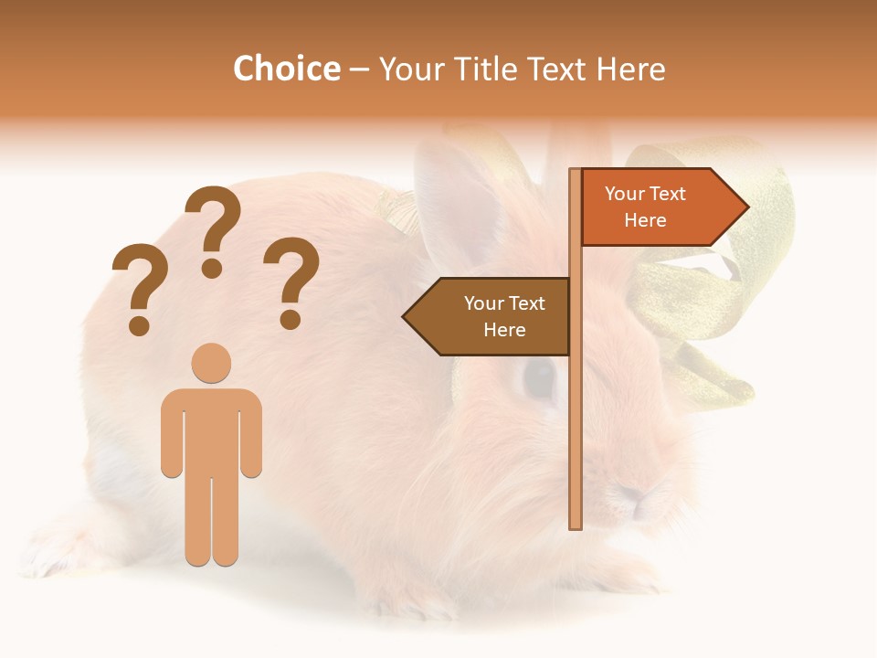 Furry Muffle Isolated PowerPoint Template