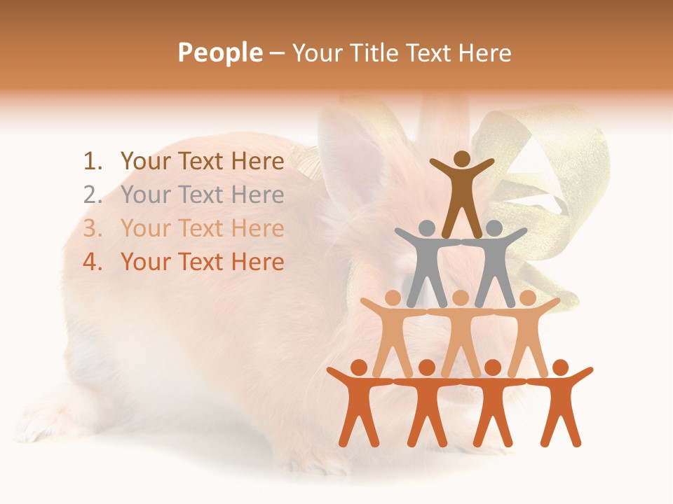 Furry Muffle Isolated PowerPoint Template