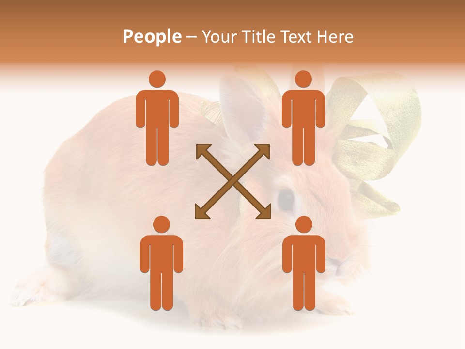 Furry Muffle Isolated PowerPoint Template
