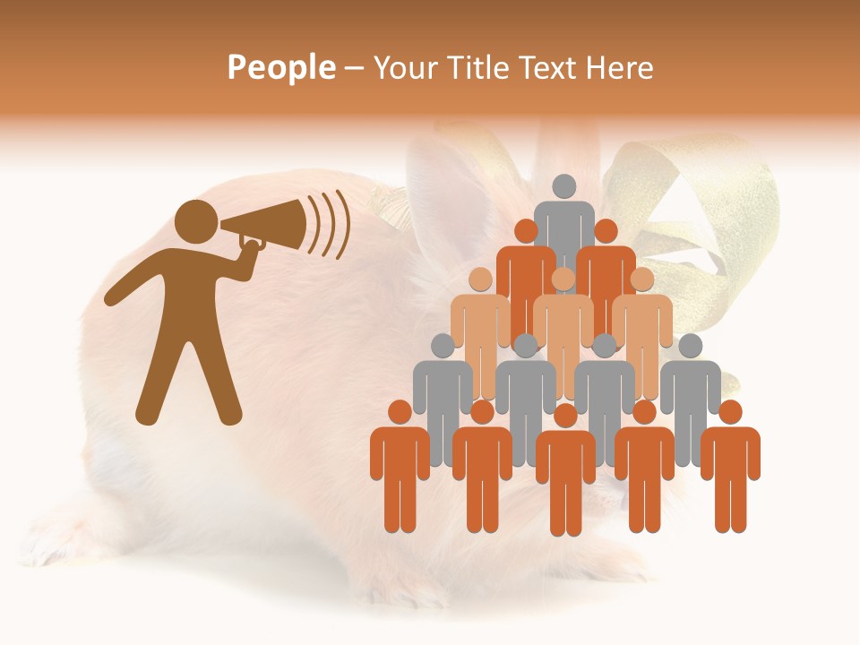 Furry Muffle Isolated PowerPoint Template