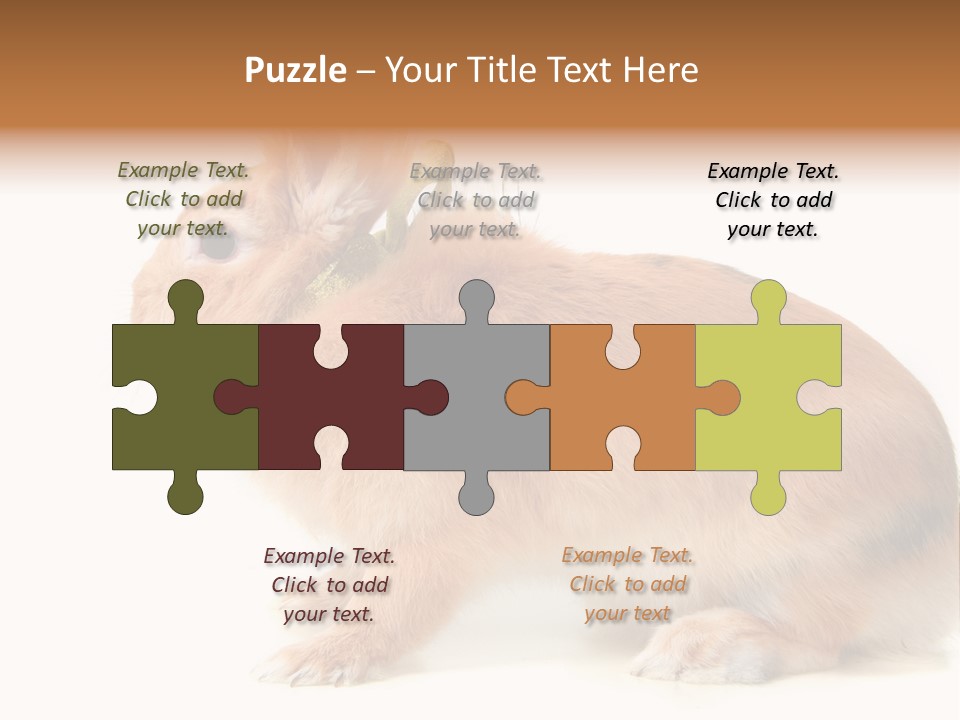 Easter Stylish Bunny PowerPoint Template