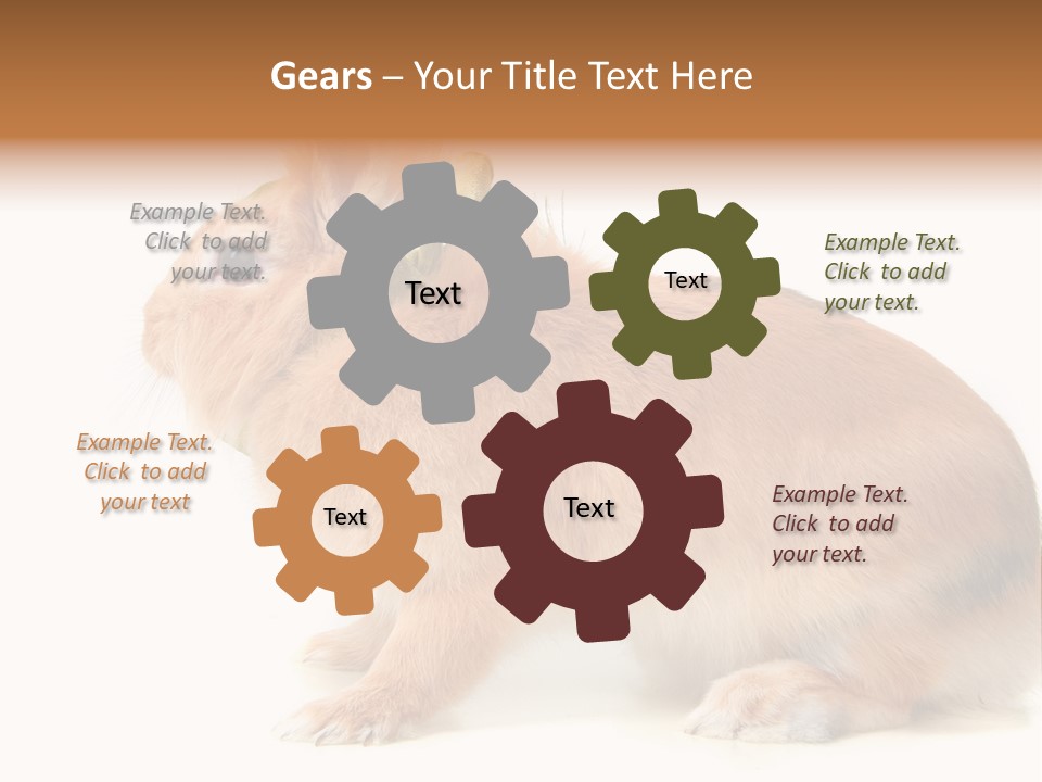 Easter Stylish Bunny PowerPoint Template