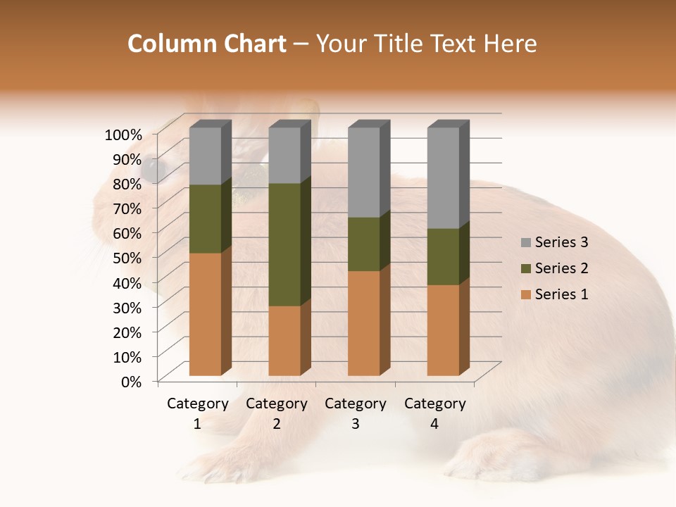 Easter Stylish Bunny PowerPoint Template