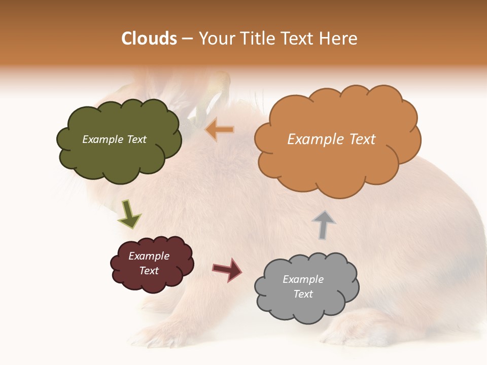 Easter Stylish Bunny PowerPoint Template