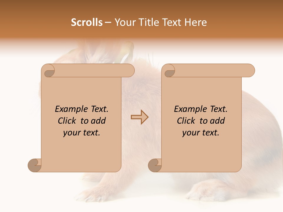 Easter Stylish Bunny PowerPoint Template