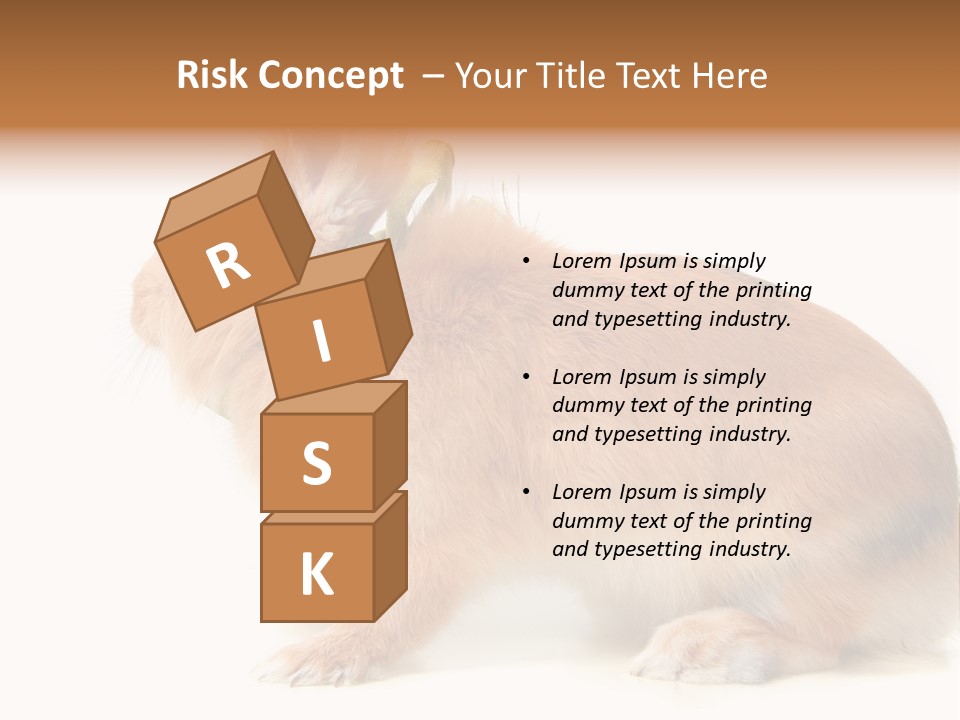 Easter Stylish Bunny PowerPoint Template