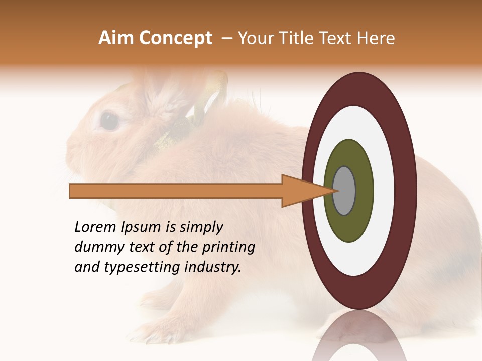 Easter Stylish Bunny PowerPoint Template