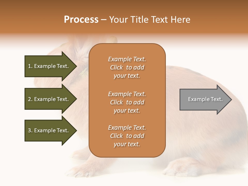 Easter Stylish Bunny PowerPoint Template