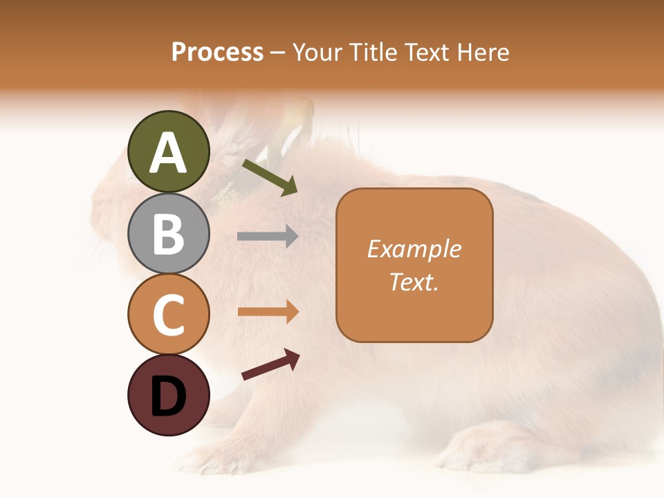 Easter Stylish Bunny PowerPoint Template