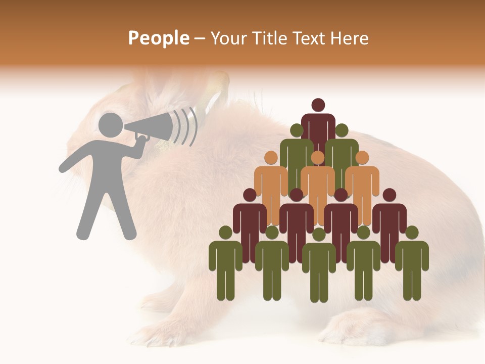 Easter Stylish Bunny PowerPoint Template