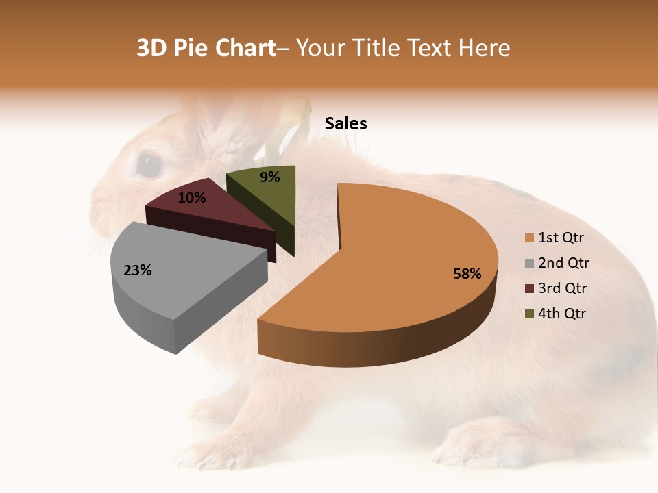 Easter Stylish Bunny PowerPoint Template