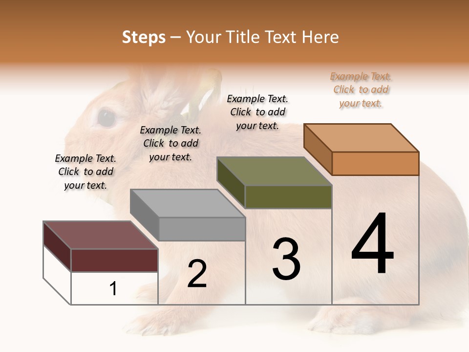 Easter Stylish Bunny PowerPoint Template