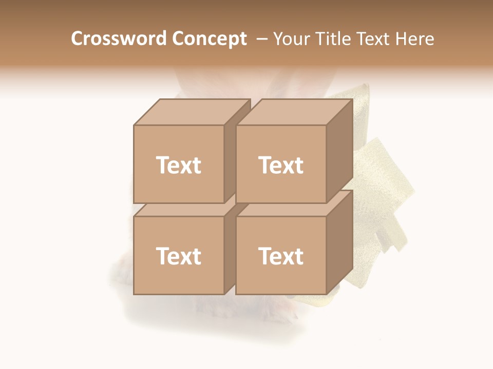 Animal Scarf Fluffy PowerPoint Template