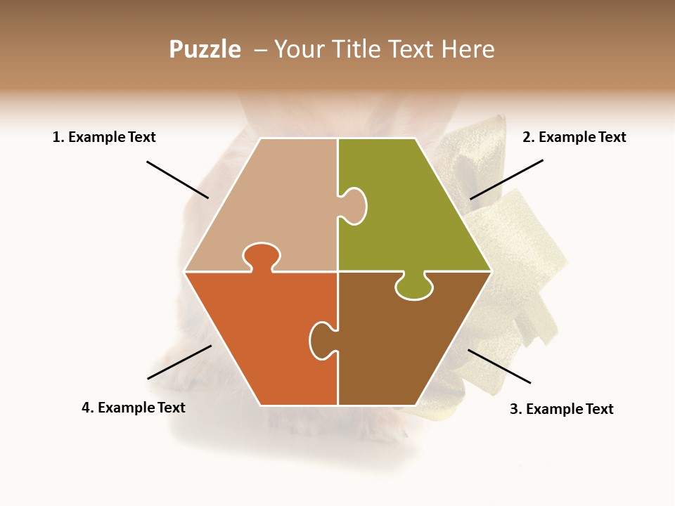 Animal Scarf Fluffy PowerPoint Template