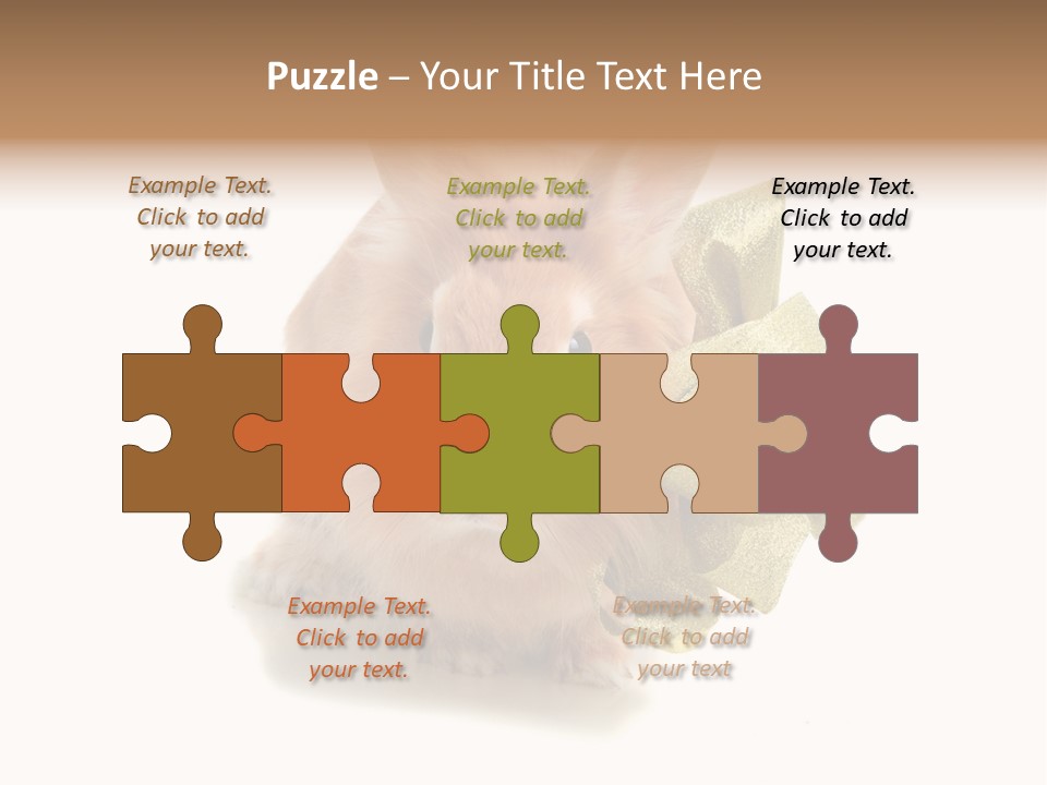 Animal Scarf Fluffy PowerPoint Template