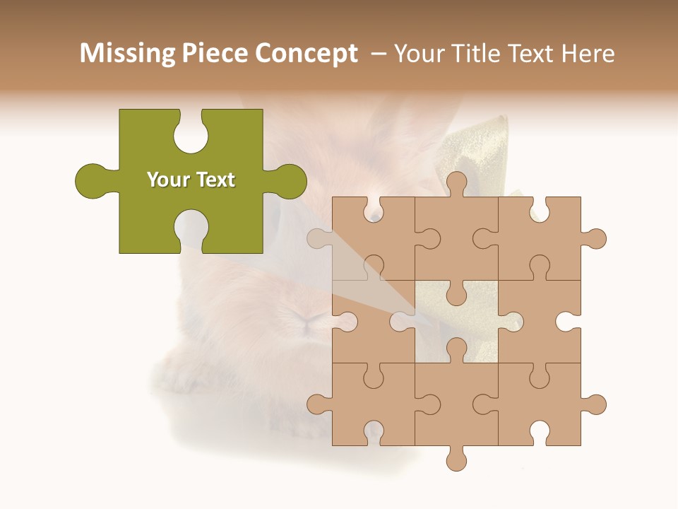 Animal Scarf Fluffy PowerPoint Template