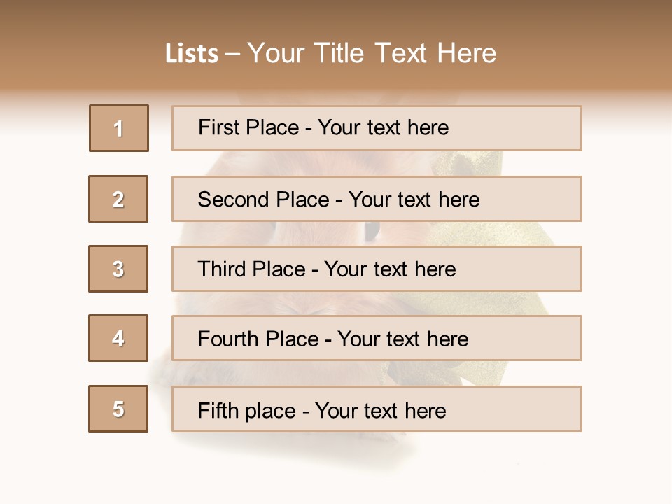 Animal Scarf Fluffy PowerPoint Template
