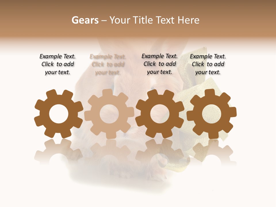 Animal Scarf Fluffy PowerPoint Template