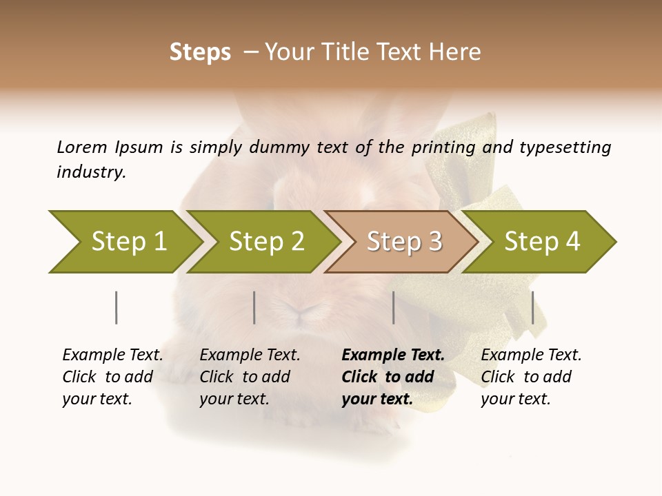 Animal Scarf Fluffy PowerPoint Template