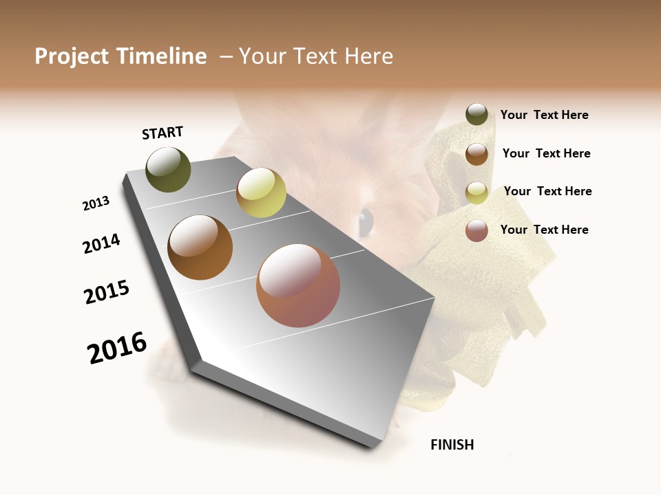 Animal Scarf Fluffy PowerPoint Template