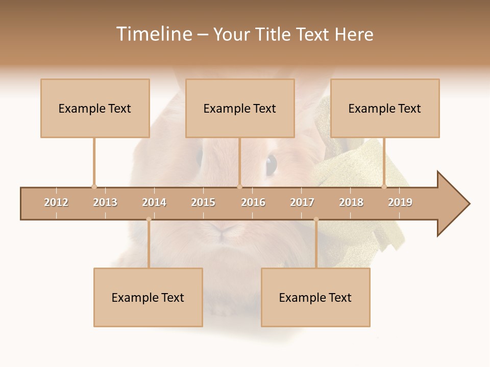 Animal Scarf Fluffy PowerPoint Template