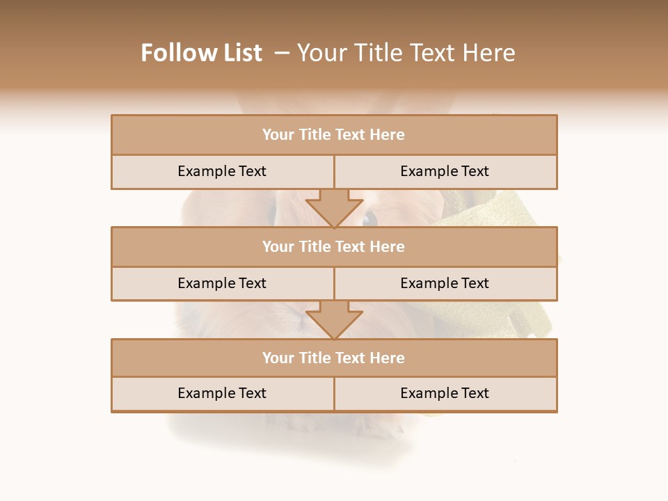 Animal Scarf Fluffy PowerPoint Template