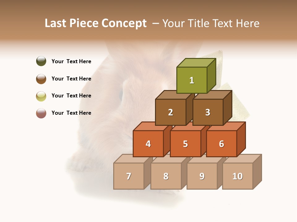 Animal Scarf Fluffy PowerPoint Template