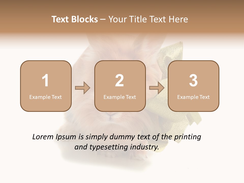 Animal Scarf Fluffy PowerPoint Template