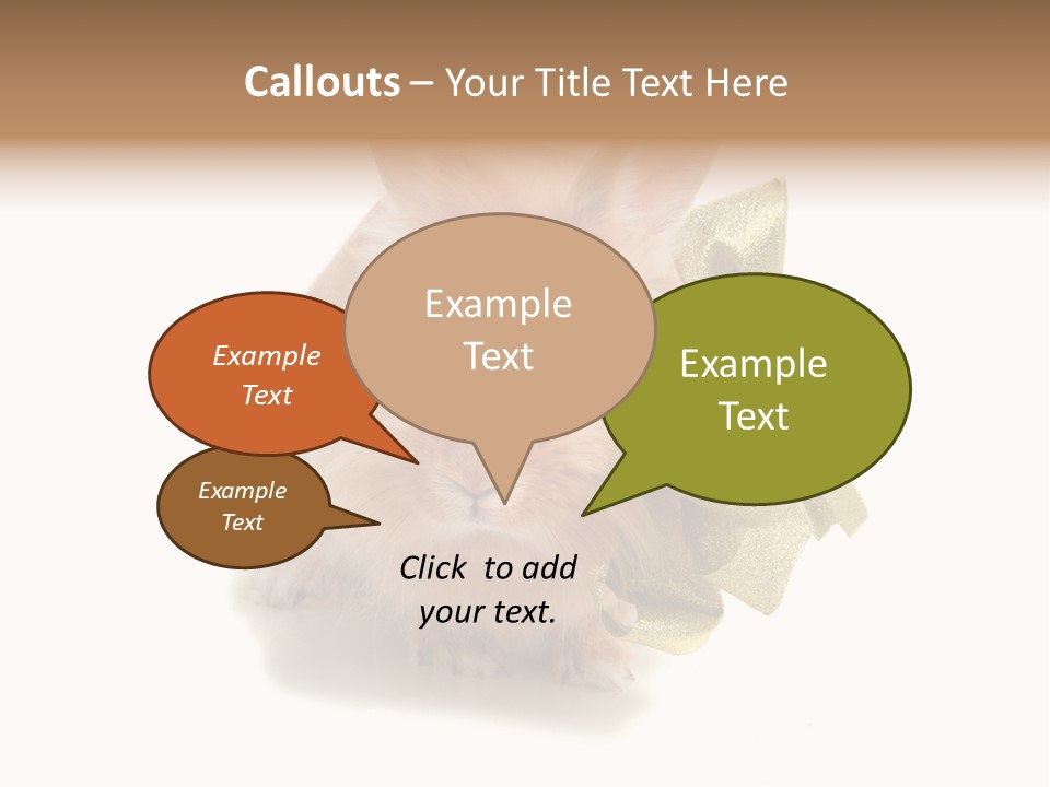 Animal Scarf Fluffy PowerPoint Template