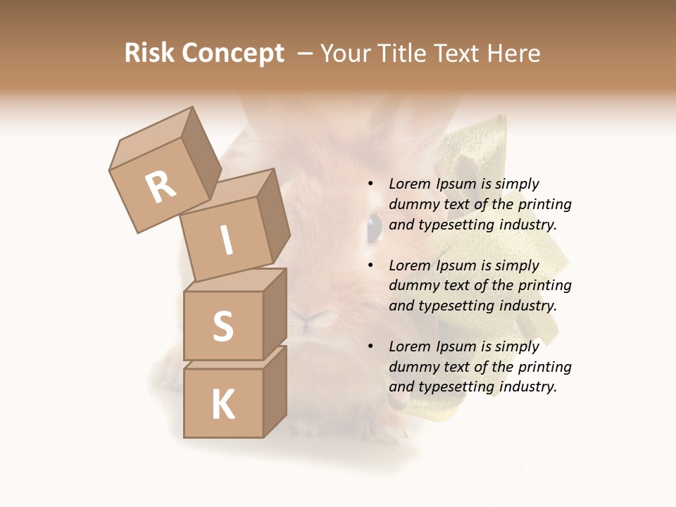 Animal Scarf Fluffy PowerPoint Template