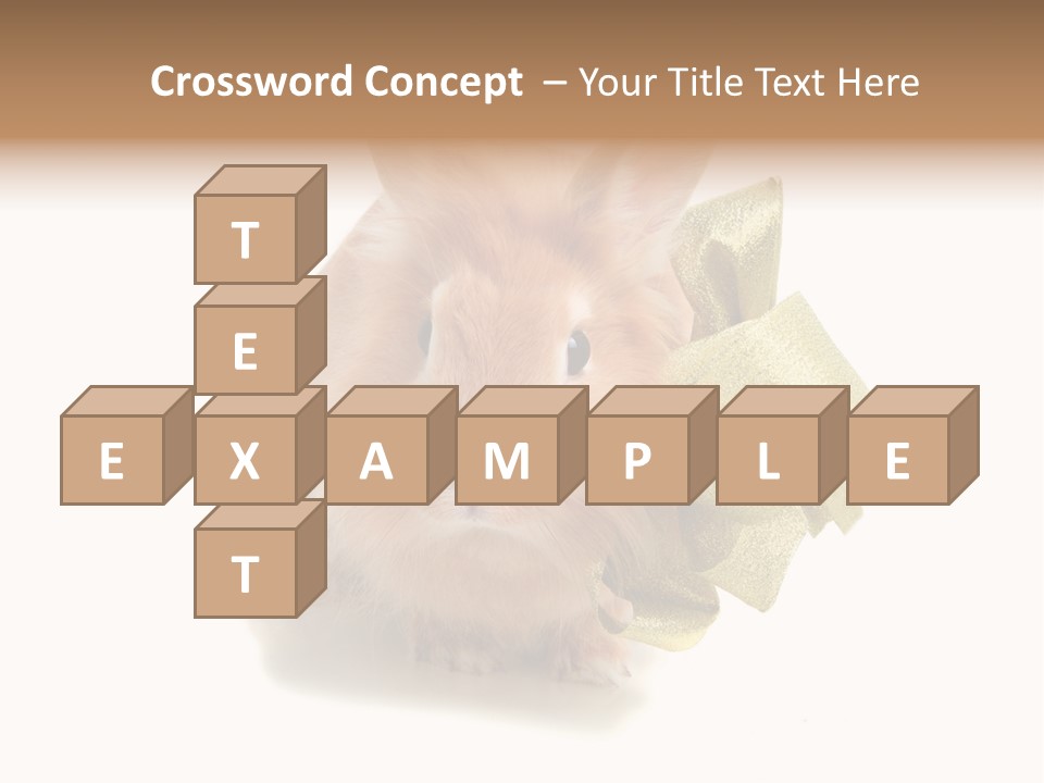 Animal Scarf Fluffy PowerPoint Template