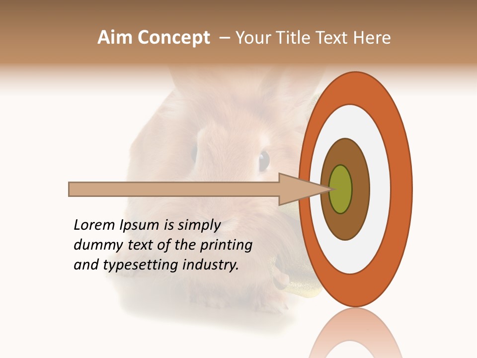 Animal Scarf Fluffy PowerPoint Template