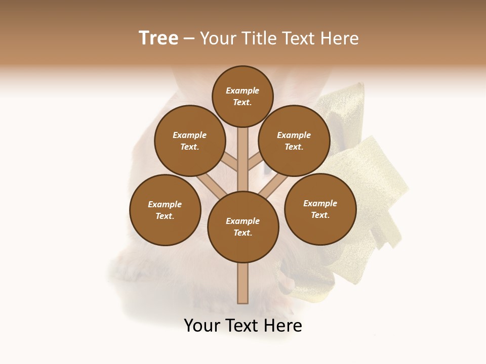 Animal Scarf Fluffy PowerPoint Template