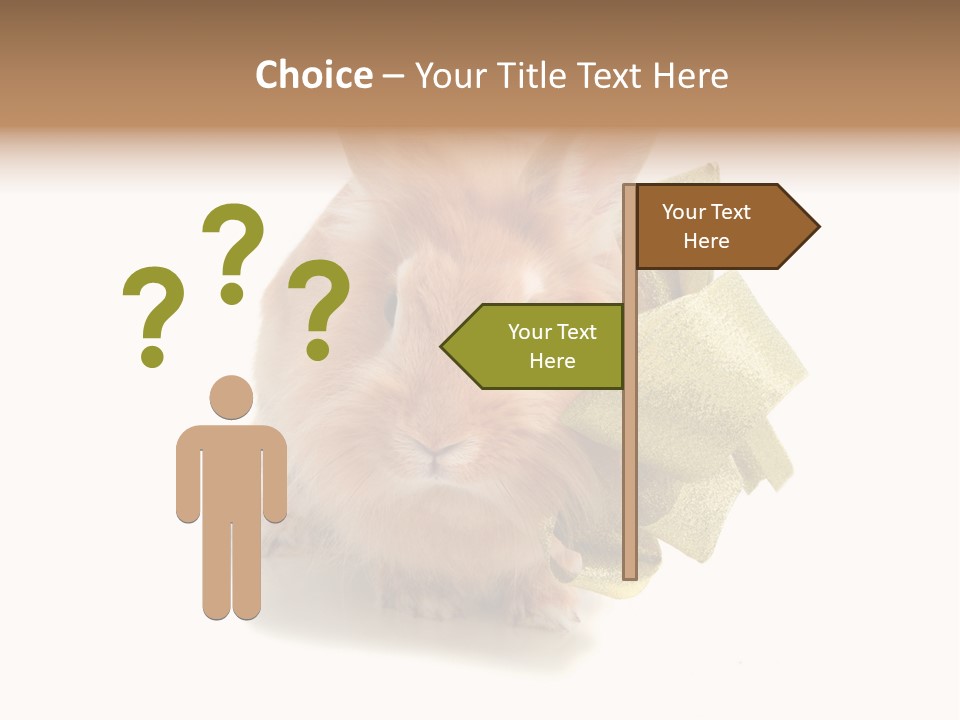 Animal Scarf Fluffy PowerPoint Template