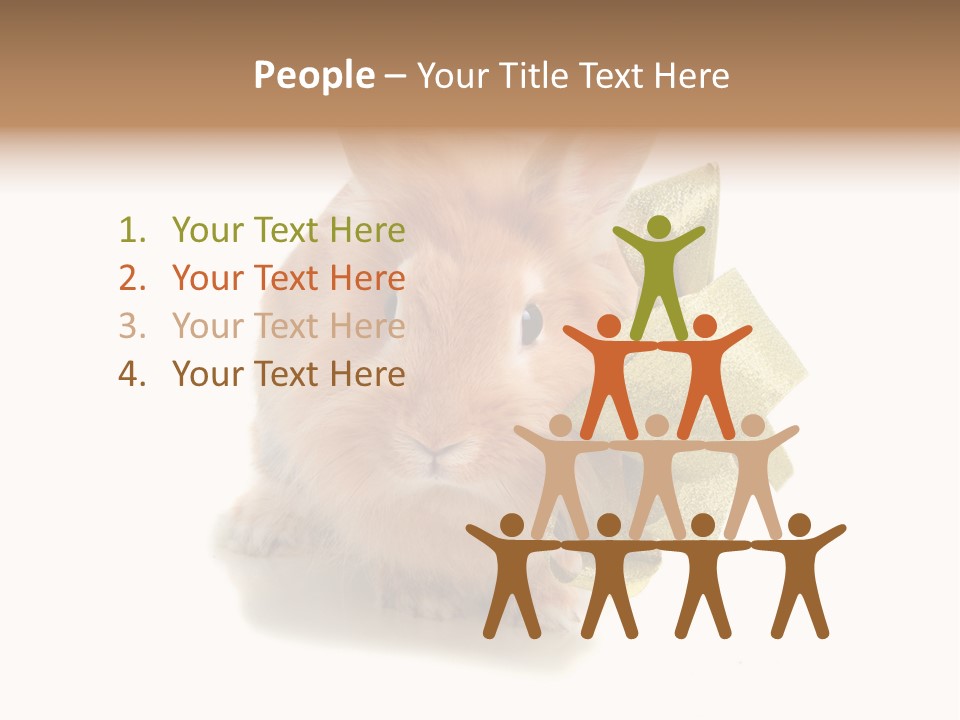 Animal Scarf Fluffy PowerPoint Template