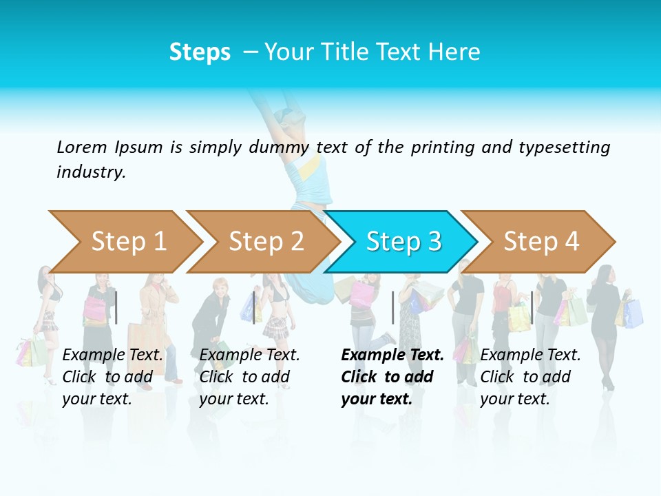 Success Sign Clerk PowerPoint Template