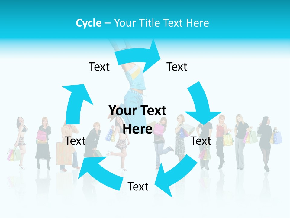 Success Sign Clerk PowerPoint Template