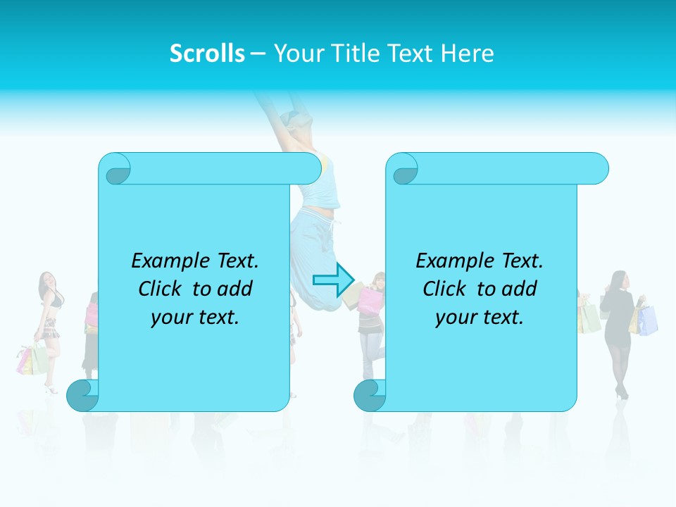 Success Sign Clerk PowerPoint Template