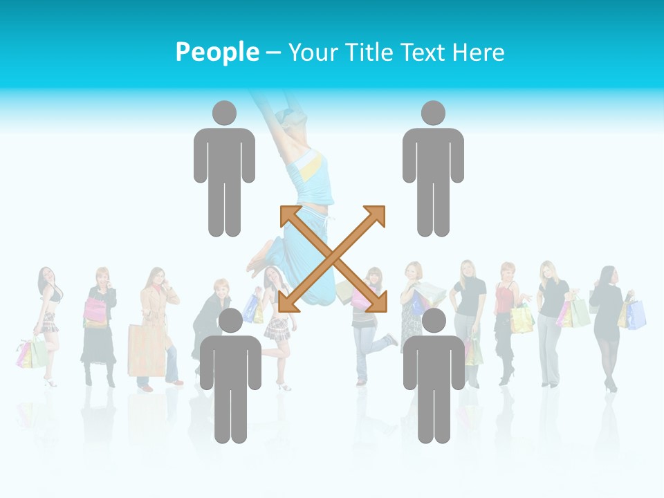 Success Sign Clerk PowerPoint Template